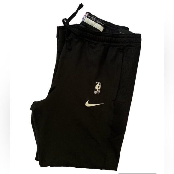 Nike NWT Men’s XXL NBA Authentics Standard Fit Philadelphia 76ers Black Joggers - Picture 3 of 11